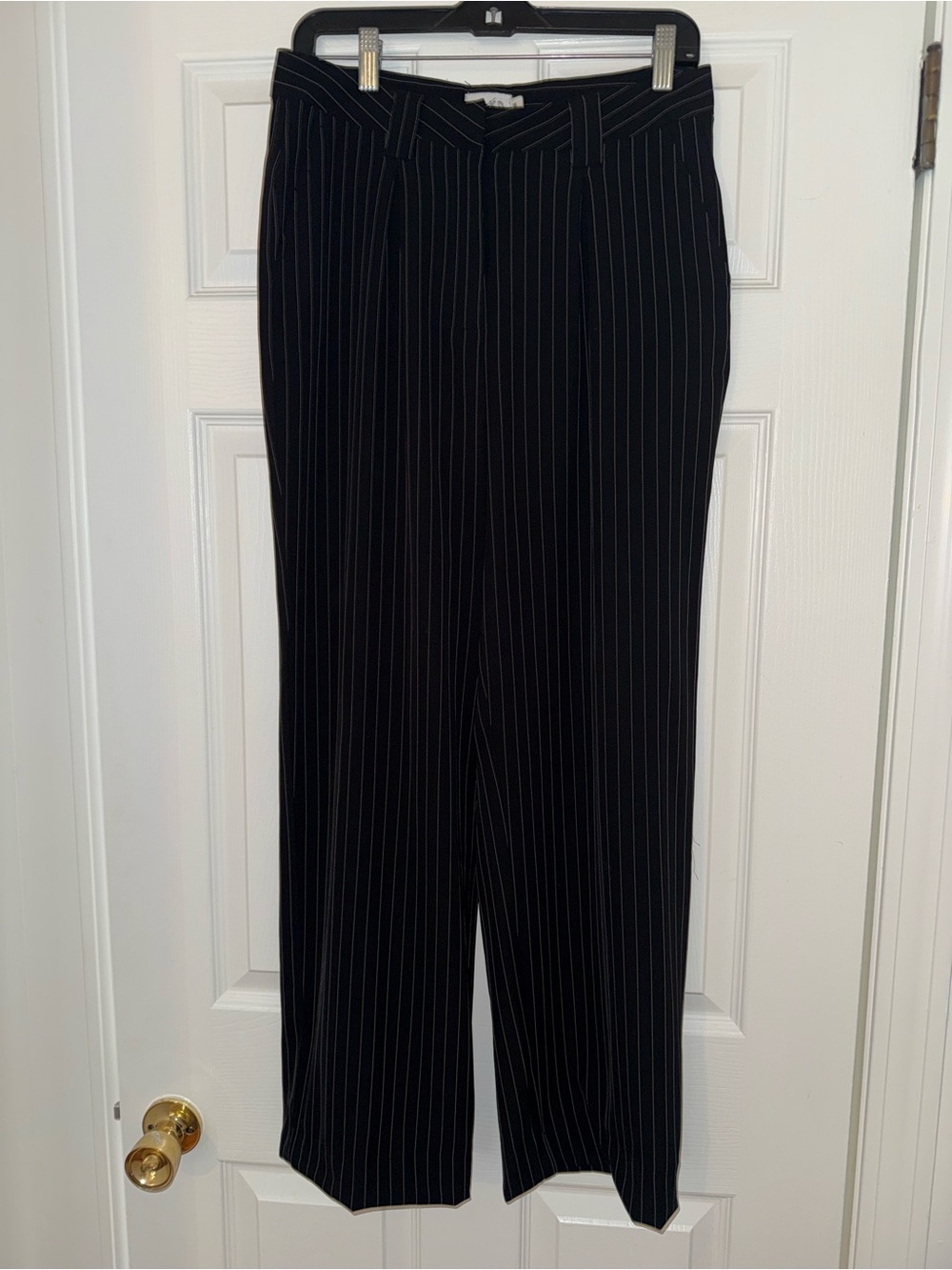Black Stripe Trousers